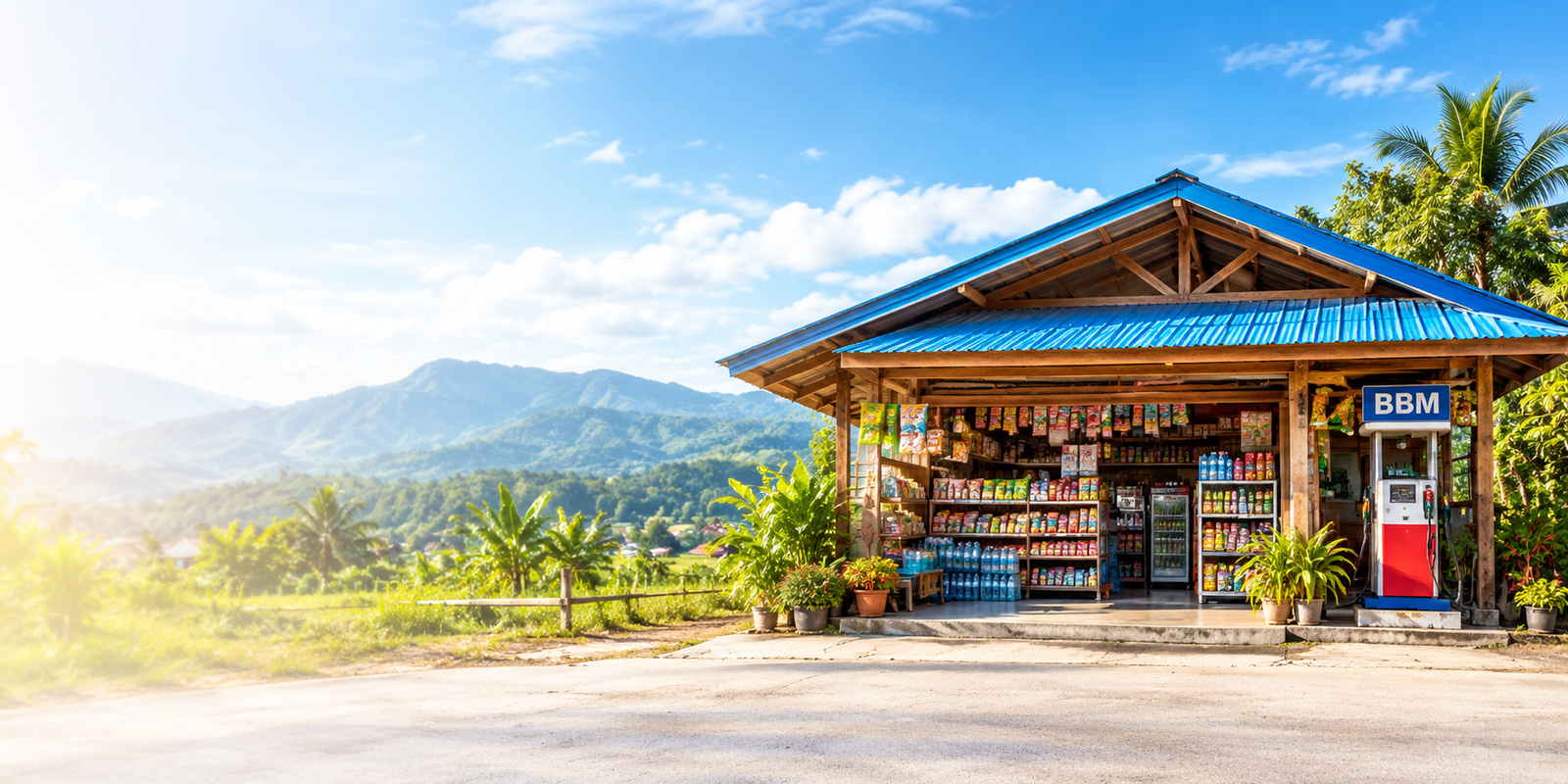 Warung Merakai Pride di Nanga Merakai